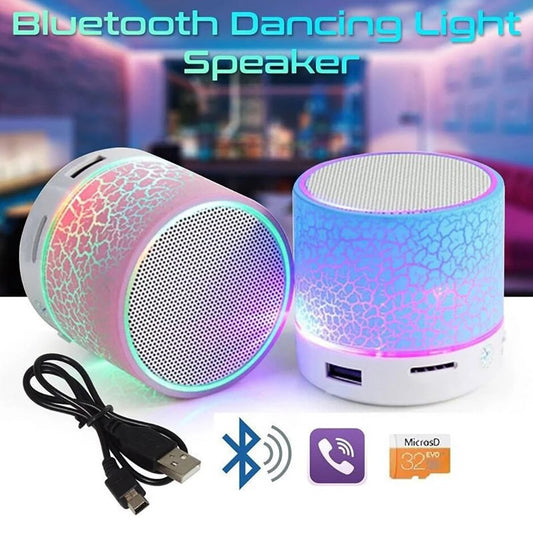 Mini Portable Car Audio A9 Dazzling
Crack LED Wireless Bluetooth 4.1