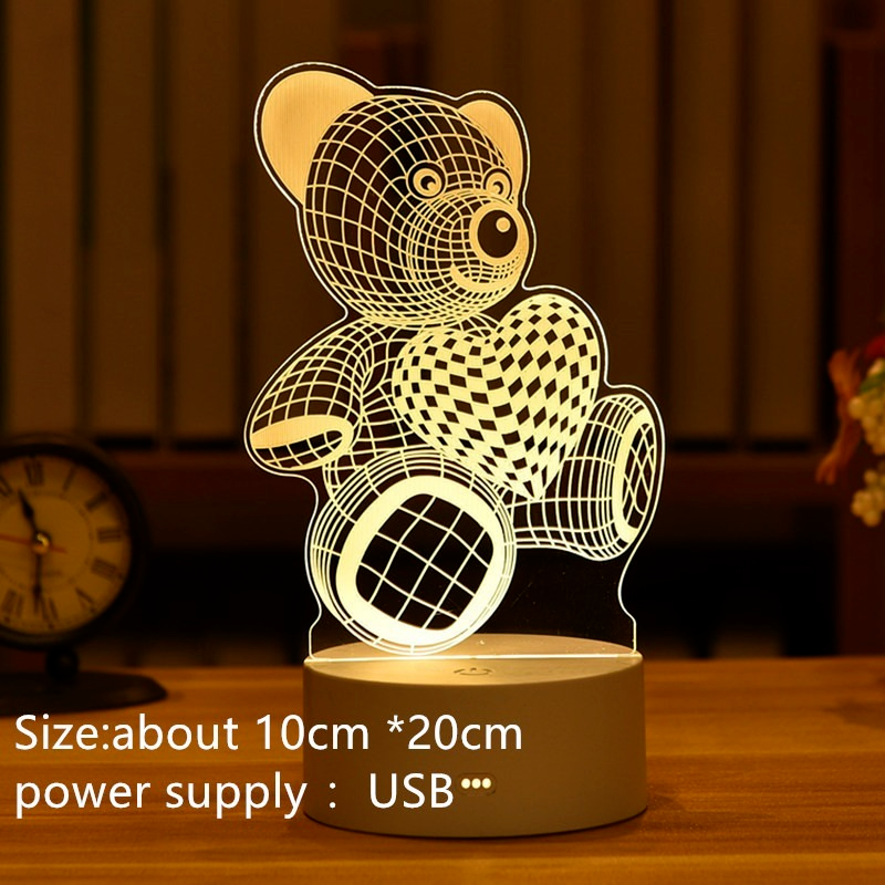3D Acrylic Led Lamp