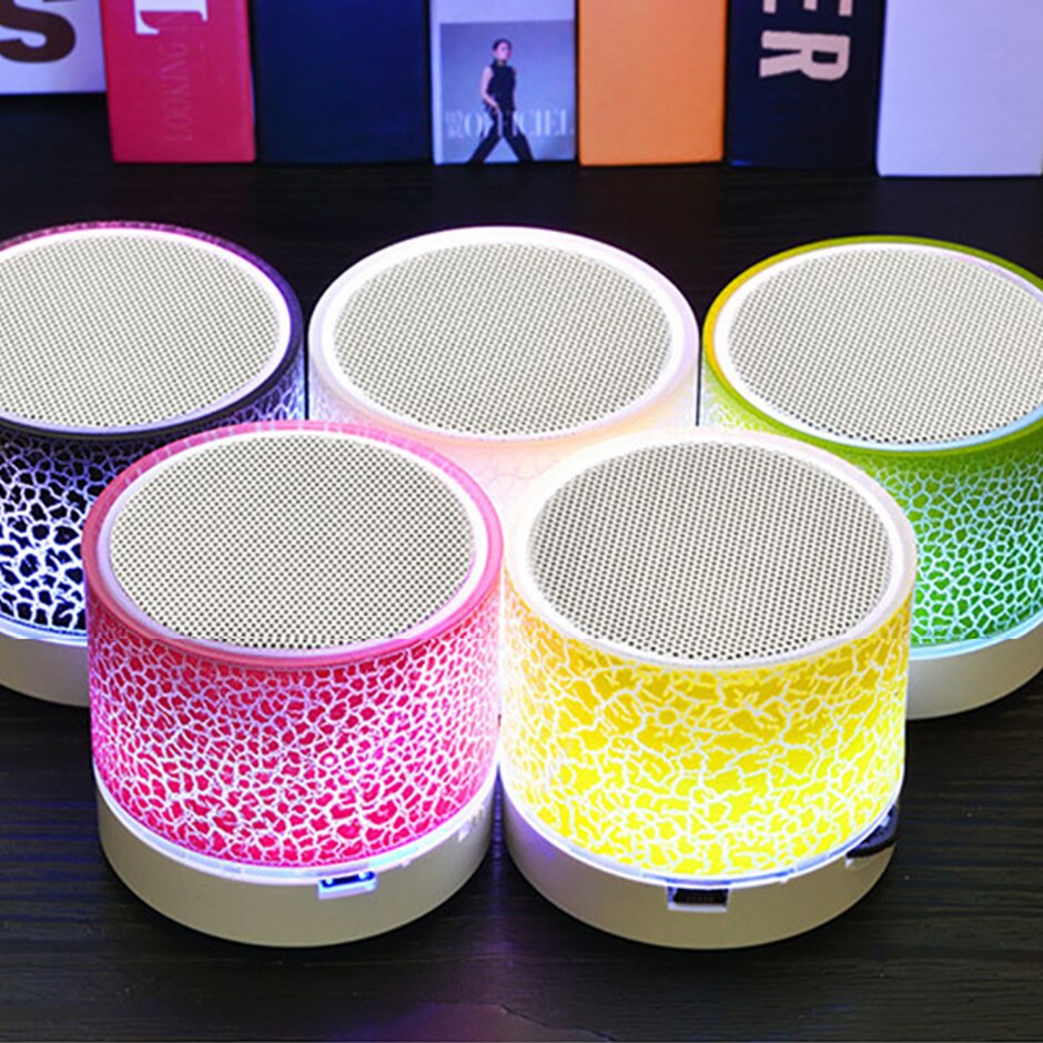Mini Portable Car Audio A9 Dazzling
Crack LED Wireless Bluetooth 4.1