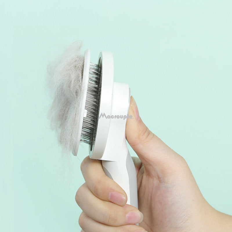 Self Cleaning Slicker Brush for Dog and Cat.
